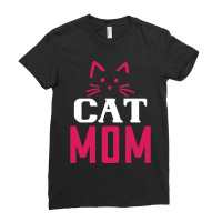 Funny Cat Mom 01 01 Ladies Fitted T-shirt | Artistshot