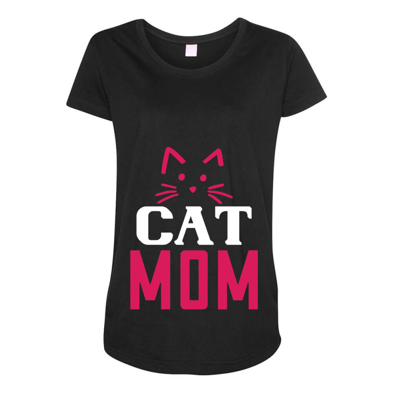 Funny Cat Mom 01 01 Maternity Scoop Neck T-shirt by CAMMIGRAHAM | Artistshot