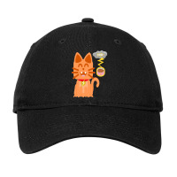 Funny Cat Lightning Adjustable Cap | Artistshot