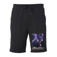 Lightning Cat Fleece Short | Artistshot