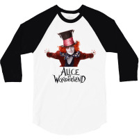 Alice In Wonderland 3/4 Sleeve Shirt | Artistshot