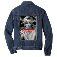 Carmela Soprano Poster Funny Men Denim Jacket | Artistshot