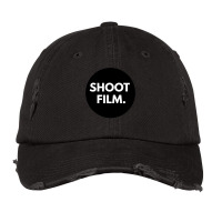 Shoot Film. Classic Stars Green Vintage Cap | Artistshot