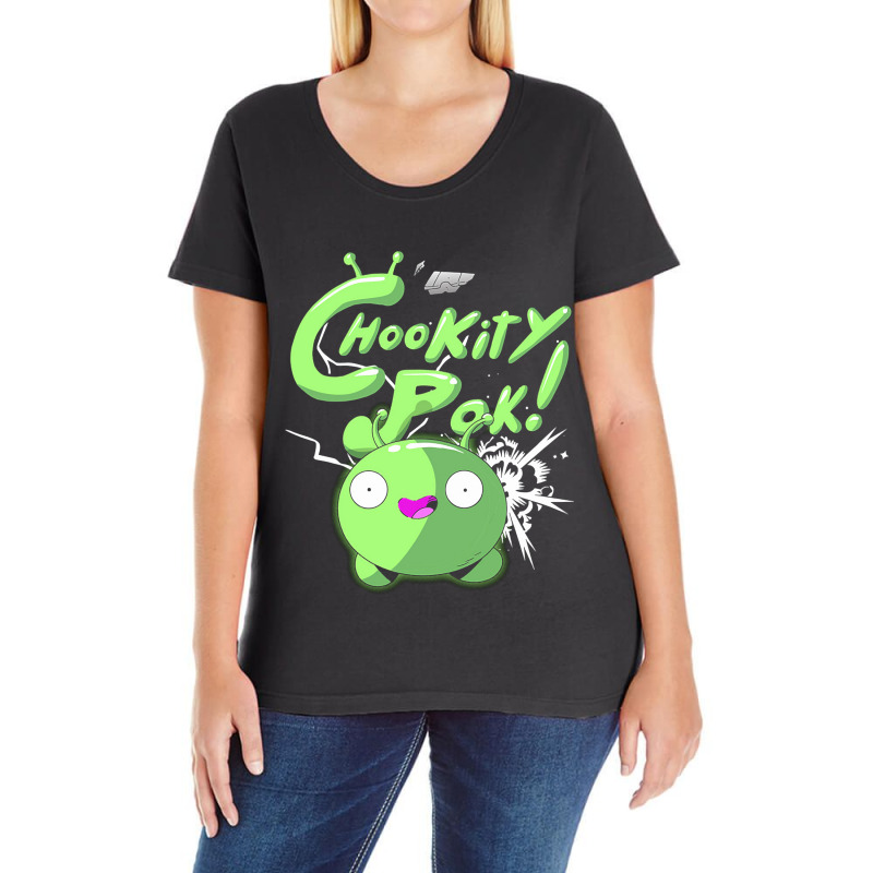 Chookity Pok Ladies Curvy T-Shirt by SamAlexanderMcnutt | Artistshot