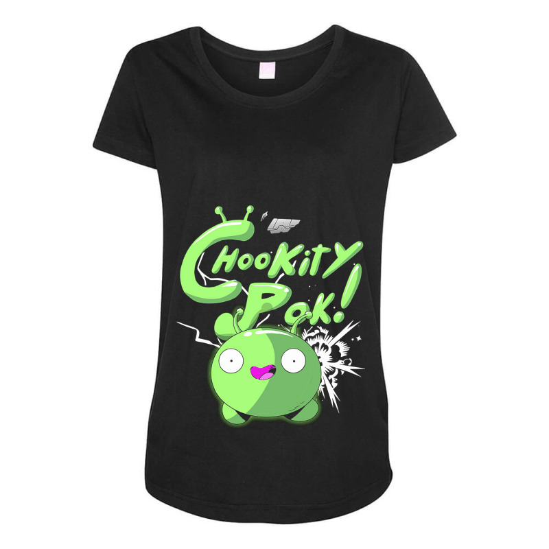 Chookity Pok Maternity Scoop Neck T-shirt by SamAlexanderMcnutt | Artistshot