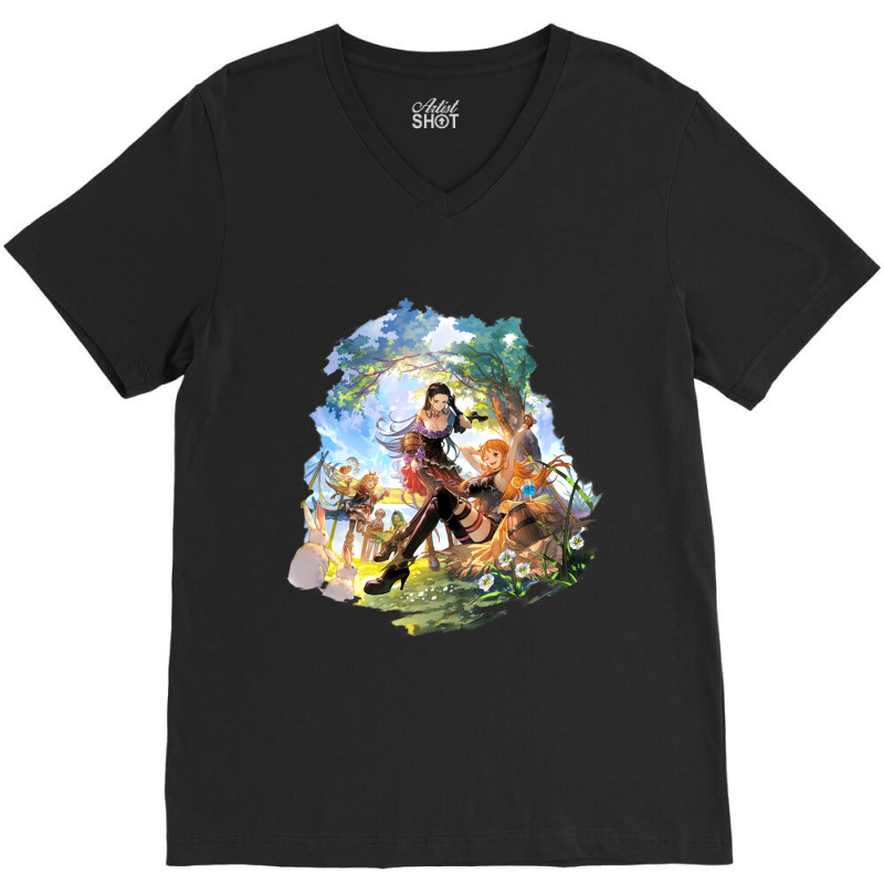 Robin And Nami V-Neck Tee by CAMMIGRAHAM | Artistshot