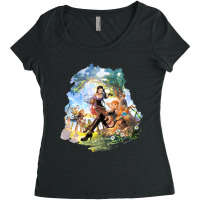 Robin And Nami Women's Triblend Scoop T-shirt | Artistshot