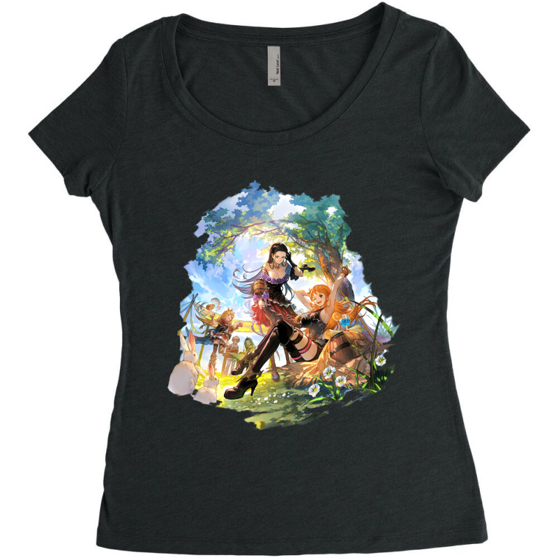 Robin And Nami Women's Triblend Scoop T-shirt by CAMMIGRAHAM | Artistshot