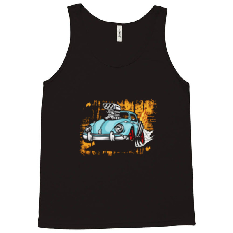 Vw Classic Drag Beetle Tank Top | Artistshot
