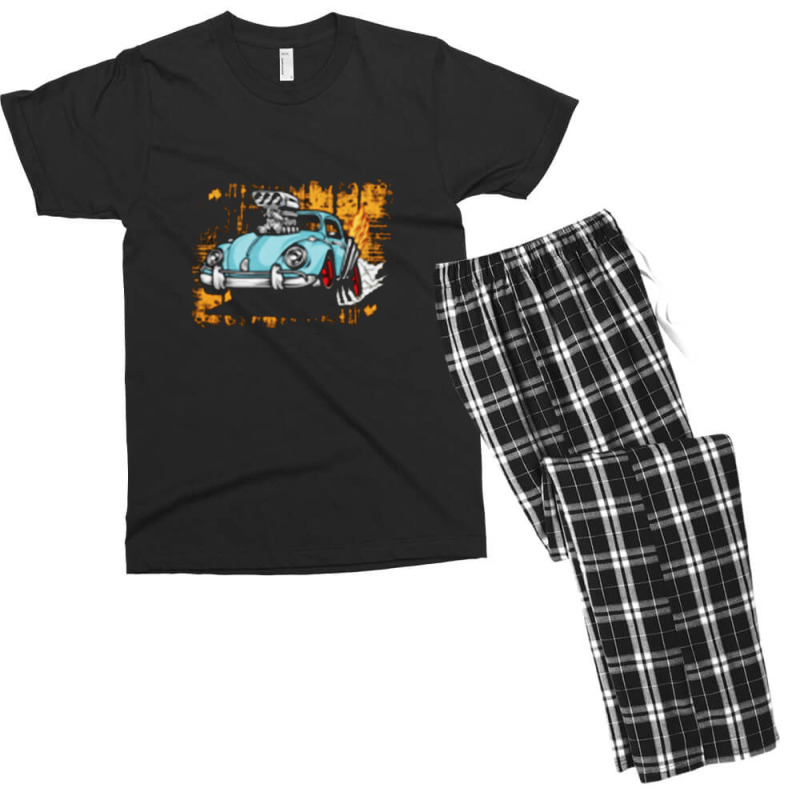 Vw Classic Drag Beetle Men's T-shirt Pajama Set | Artistshot