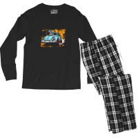 Vw Classic Drag Beetle Men's Long Sleeve Pajama Set | Artistshot