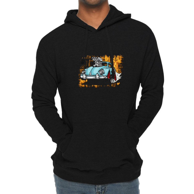 Vw Classic Drag Beetle Lightweight Hoodie | Artistshot