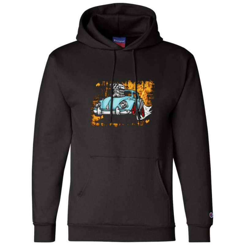 Vw Classic Drag Beetle Champion Hoodie | Artistshot