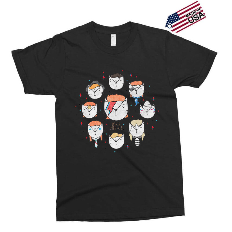 The 9 Lives Of David Meowie Exclusive T-shirt by CAMMIGRAHAM | Artistshot