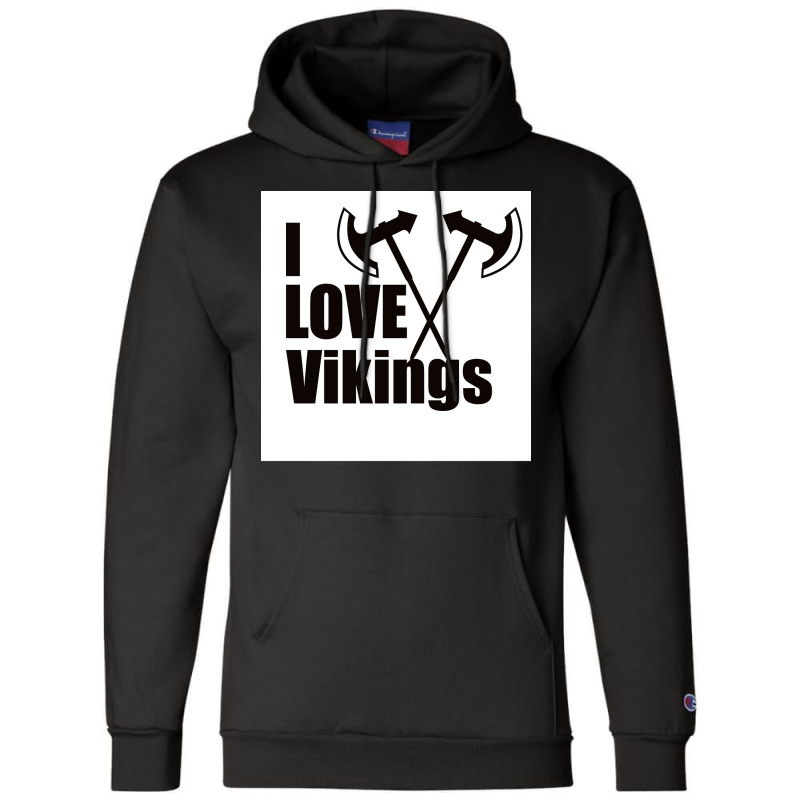 I Love Vikingx27s Shirt Viking  Aesthetic Music Champion Hoodie | Artistshot