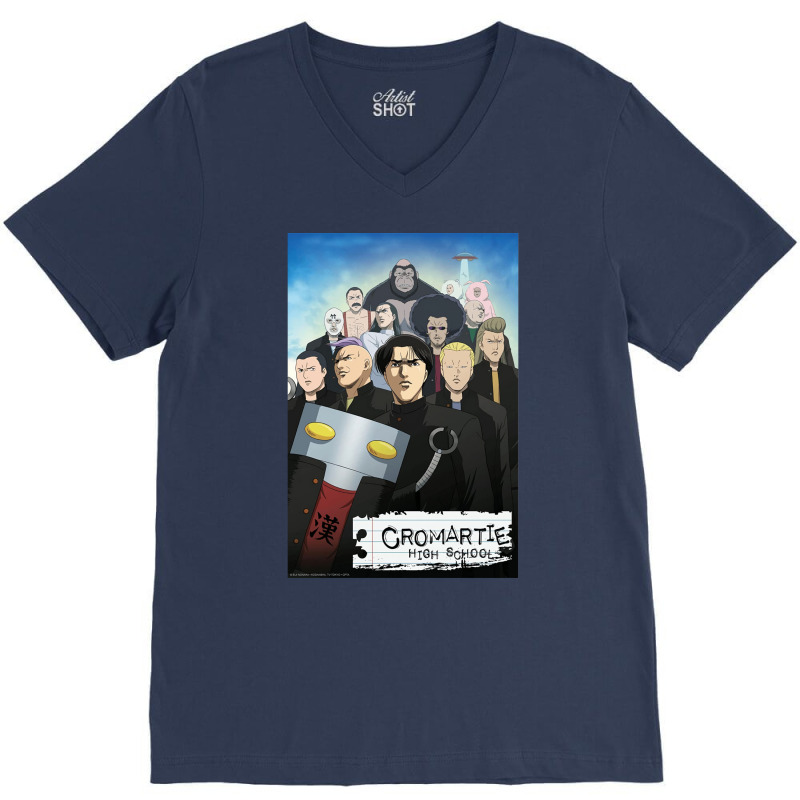 Cromartie High School Poster Cute V-neck Tee | Artistshot