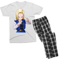 Android 18 Zurini Men's T-shirt Pajama Set | Artistshot