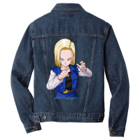 Android 18 Zurini Men Denim Jacket | Artistshot