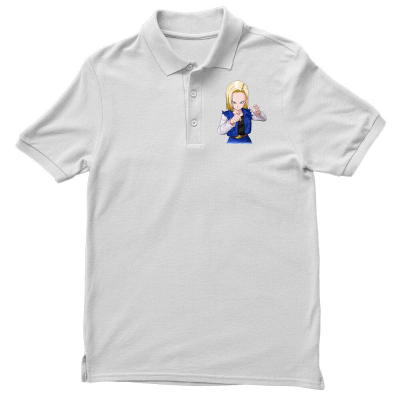 Android 18 Zurini Men's Polo Shirt | Artistshot