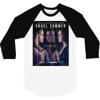 Cruel Summer Poster Summer 3/4 Sleeve Shirt | Artistshot