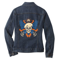 American Forcea Ladies Denim Jacket | Artistshot