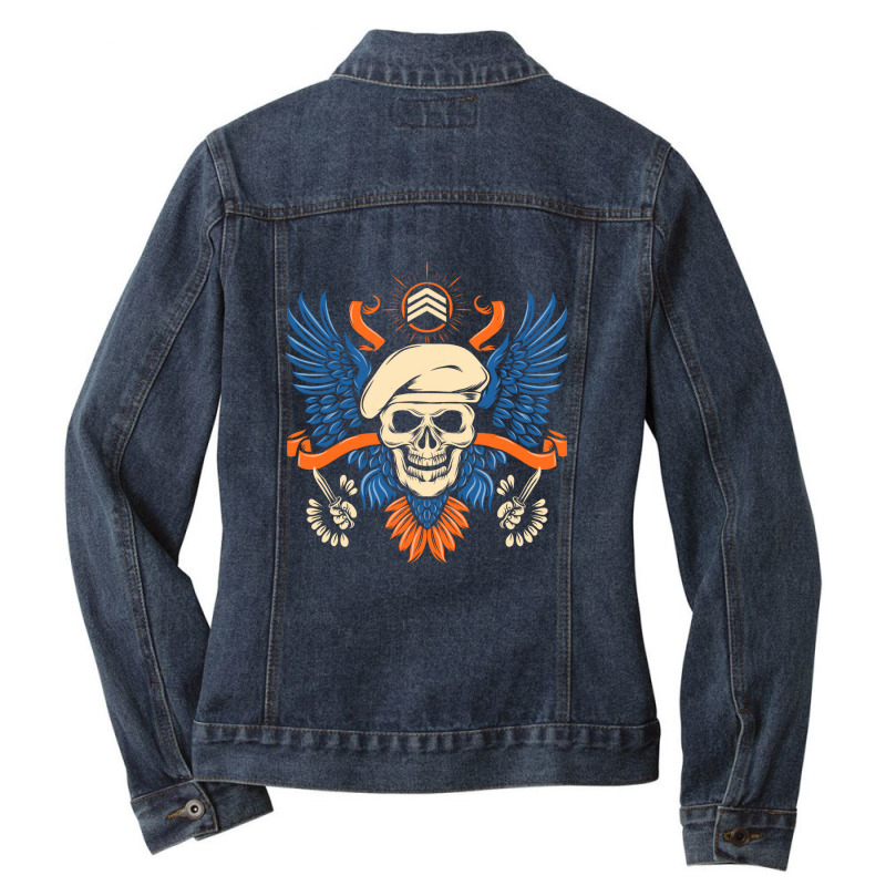 American Forcea Ladies Denim Jacket | Artistshot