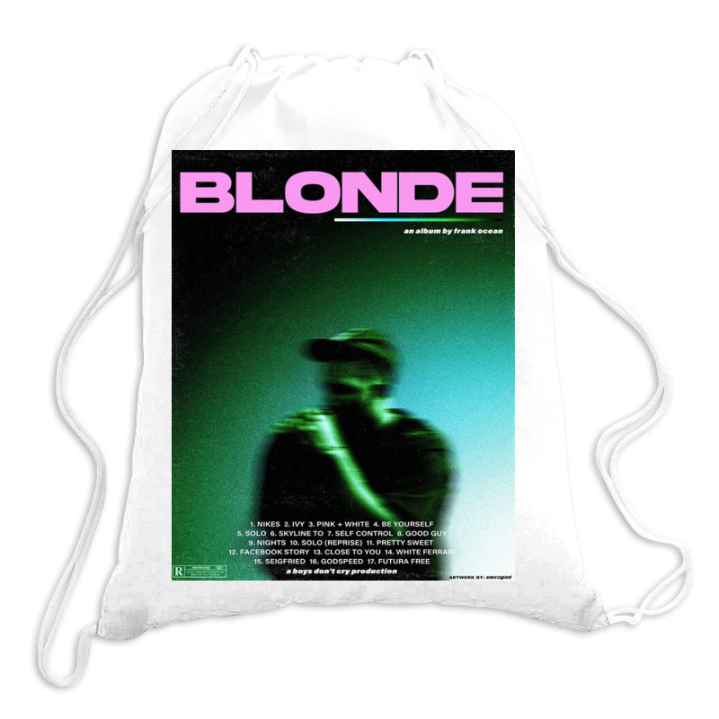 Frank Ocean Blonde Movie Drawstring Bags | Artistshot