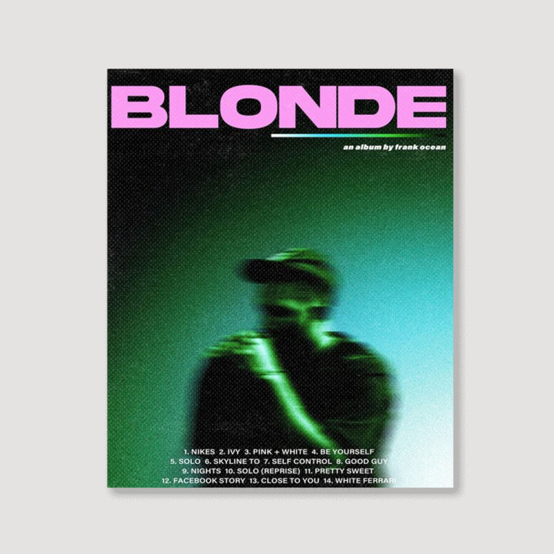 Frank Ocean Blonde Movie Portrait Canvas Print | Artistshot