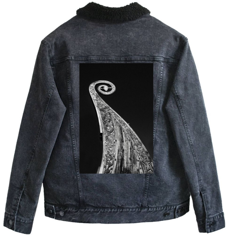 Saga Oseberg  70s Retro Music Unisex Sherpa-lined Denim Jacket | Artistshot