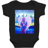 Carrie Denim & Rhinestones Baby Bodysuit | Artistshot