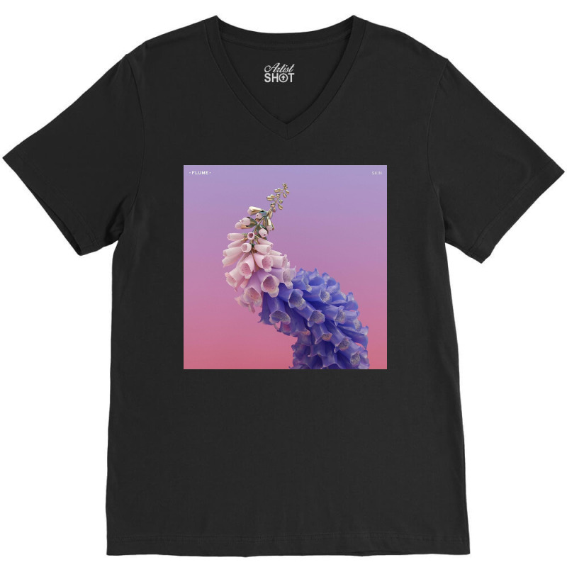 Album Flume Skin V-neck Tee | Artistshot