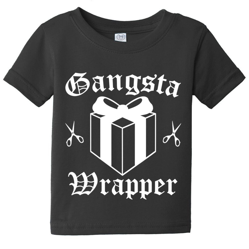 Gangsta Wrapper Christmas Holiday Baby Tee | Artistshot