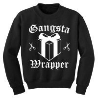 Gangsta Wrapper Christmas Holiday Youth Sweatshirt | Artistshot