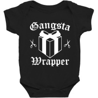 Gangsta Wrapper Christmas Holiday Baby Bodysuit | Artistshot