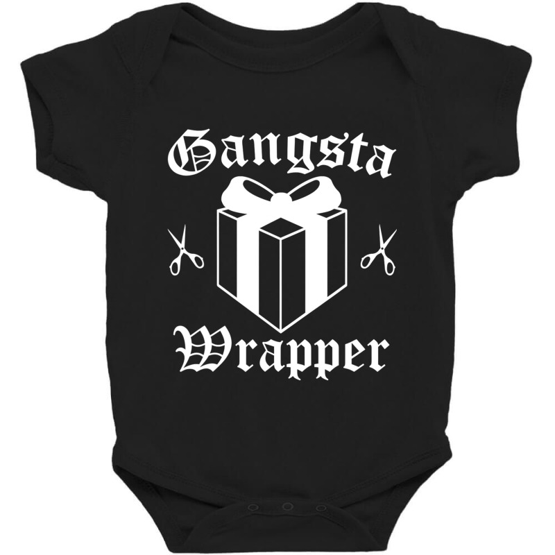 Gangsta Wrapper Christmas Holiday Baby Bodysuit | Artistshot