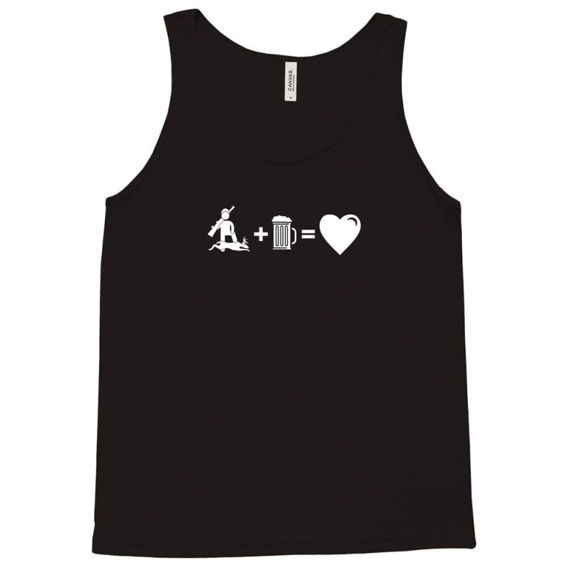 Hunting Beer Mug Of Beer Is Love Athlete Gift Idea Tank Top | Artistshot