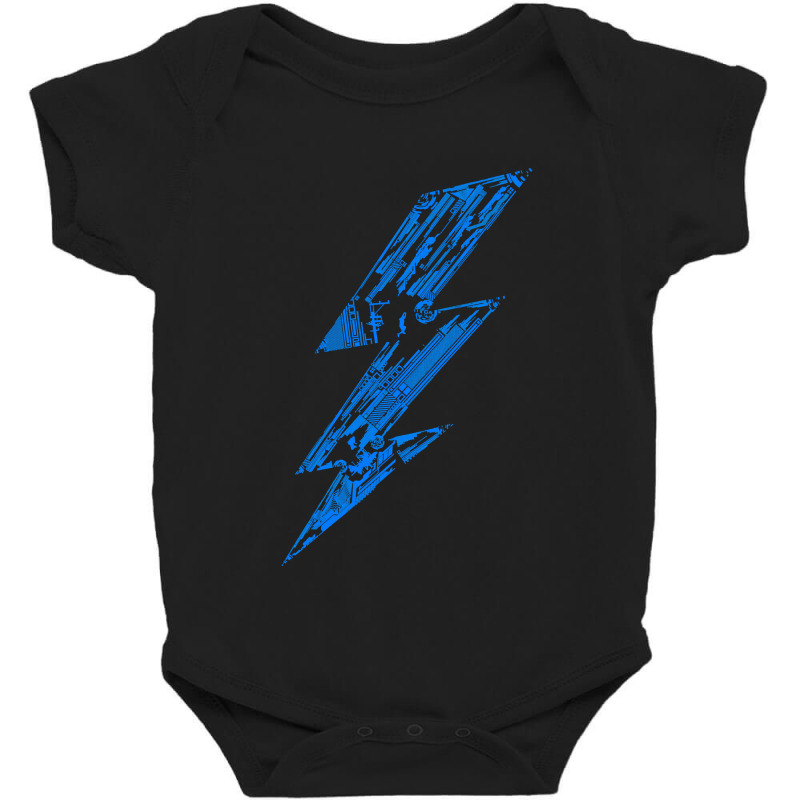 Thunder Flash Baby Bodysuit by PaulJKrois | Artistshot