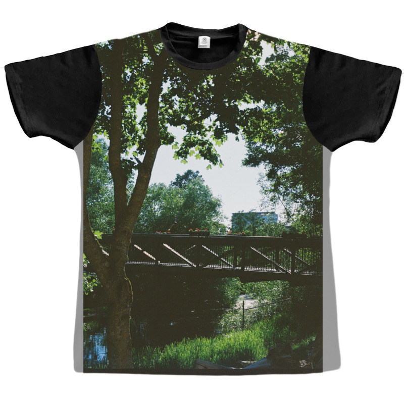 A Bridge In Uppsala, Sweden Premium Stars Graphic T-shirt | Artistshot