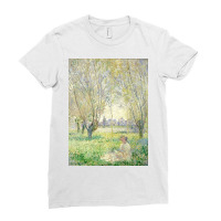 Monet Lady Summer Ladies Fitted T-shirt | Artistshot