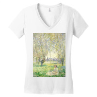 Monet Lady Summer Women's V-neck T-shirt | Artistshot