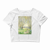 Monet Lady Summer Crop Top | Artistshot