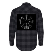 Vegvisir Viking Compass Art Icelandic Staves  Hippie Travel Flannel Shirt | Artistshot