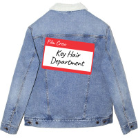 Film Crew Key Hair Department Classic 70s Girl Unisex Sherpa-lined Denim Jacket | Artistshot