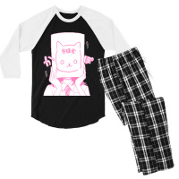 Kitten 1 Men's 3/4 Sleeve Pajama Set | Artistshot