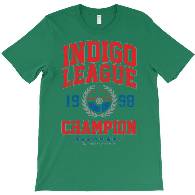 Indigo League Champion (variant) T-shirt | Artistshot