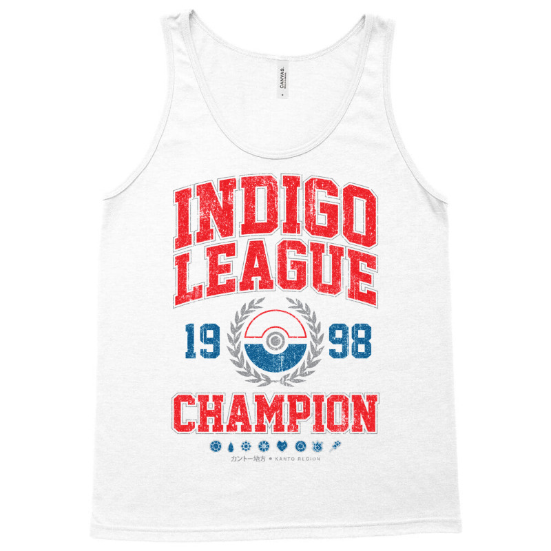 Indigo League Champion (variant) Tank Top | Artistshot