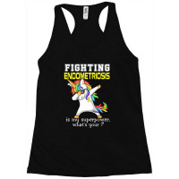 Unicorn Fighting Endometriosis Awareness Racerback Tank | Artistshot