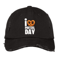 Limited Edition I Love Pretzel Day Vintage Cap | Artistshot