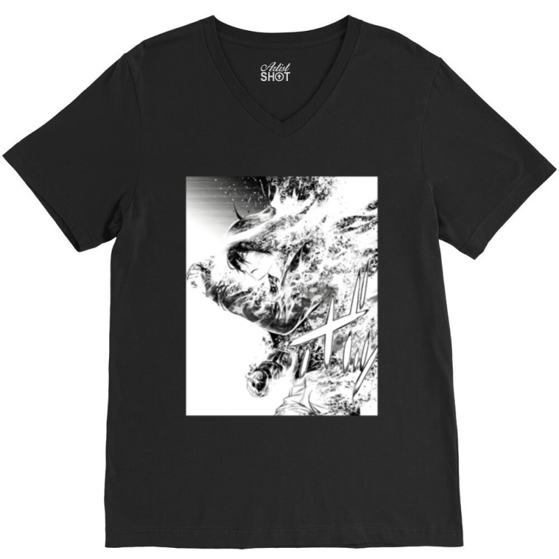 Kizumonogatari Manga V-neck Tee | Artistshot