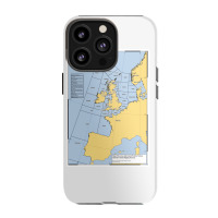 Uk Shipping Forecast Map  Blue Cute Trending Iphone 13 Pro Case | Artistshot